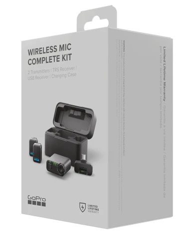 Zdjęcie opakowania Wireless Mic Complete Kit widok z boku