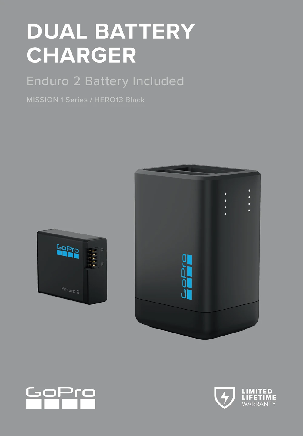 Zawartość zestawu Dual Battery Charger