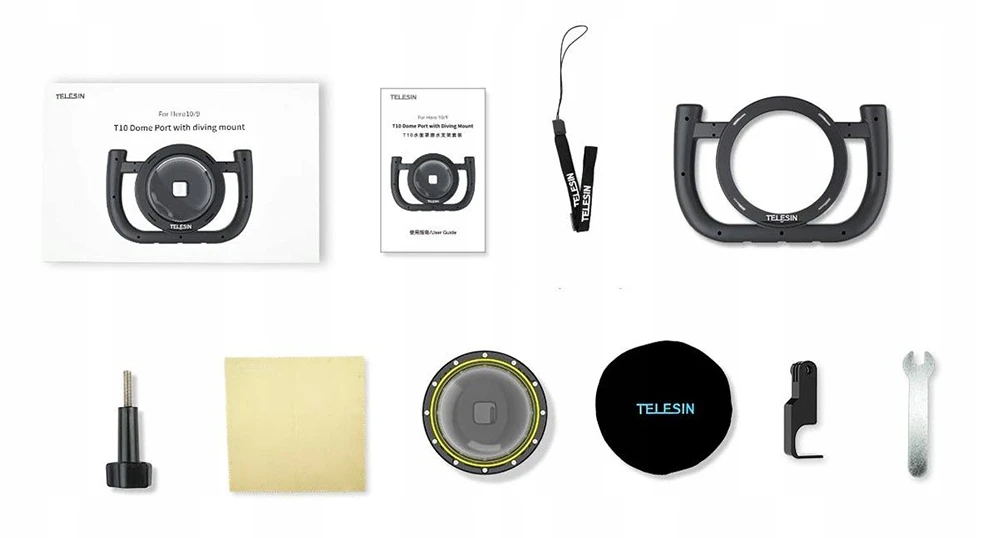 Elementy zestawu Dome Port Rig