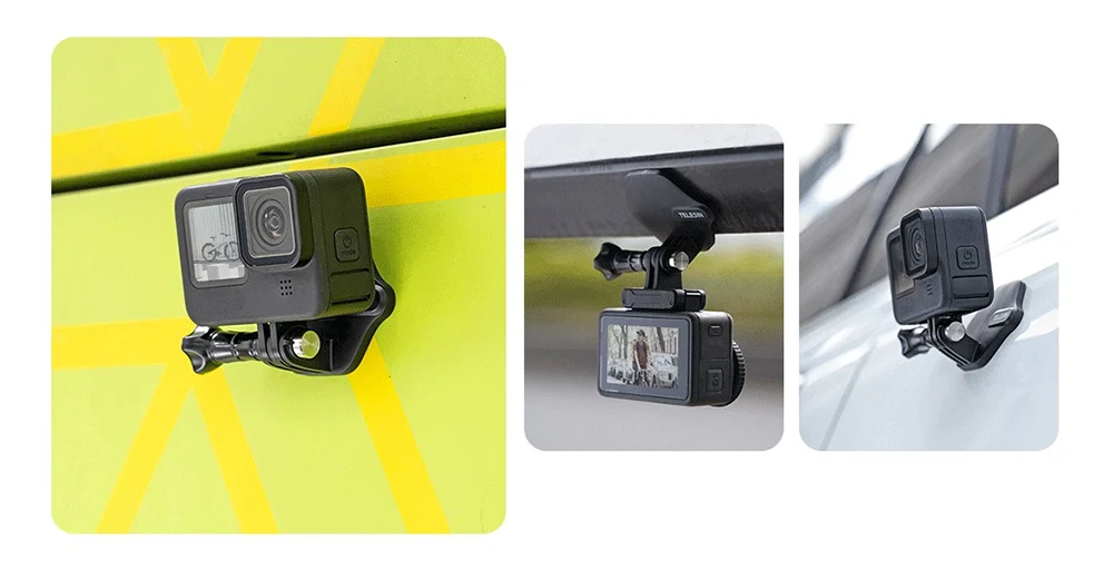 Szybka zmiana powierzchni użytkowania uchwytu Telesin Magnetic Bracket